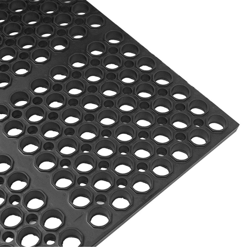 Floor Mat, VIP-Deluxe, Anti-fatigue And Anti-slip, 39" x 58 1/2" x 7/8" - Black, 2520-C1 by Cactus Mat.