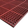 Floor Mat, VIP-Lite Grease Proof, Anti-fatigue And Anti-slip, 39" x 58 1/2" x 1/2" - Red, 2521-R1S by Cac