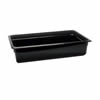 Cold Food Pan, Plastic - Full Size 4" Deep - Black, 14CW110 by Cambro.