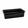 Cold Food Pan, Plastic - Full Size 6" Deep - Black, 16CW110 by Cambro.