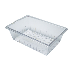 Colander, 8" Deep, 18X26X8" Polycarb Clear, NSF