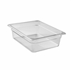 Cold Food Pan, Plastic - Half Size 4" Deep - Clear, 24CW-135 by Cambro.