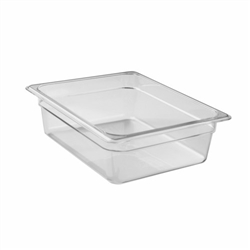 Cold Food Pan, Plastic - Half Size 4" Deep - Clear, 24CW-135 by Cambro.