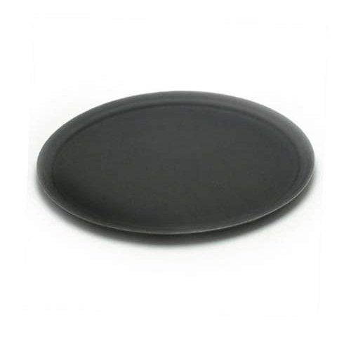 CamtreadÂ® Serving Tray, Oval, Black, 22" x 27", 2700CT110 by Cambro.