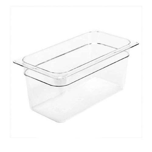 Cold Food Pan, Plastic - Third Size 6" Deep - Clear, 36CW-135 by Cambro.