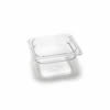 Cold Food Pan, Plastic - Sixth Size 4" Deep - Clear, 64CW-135 by Cambro.