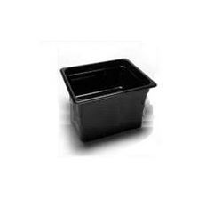 Cold Food Pan, Plastic - Sixth Size 6" Deep - Black, 66CW110 by Cambro.