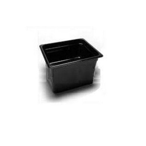 Cold Food Pan, Plastic - Sixth Size 6" Deep - Black, 66CW110 by Cambro.