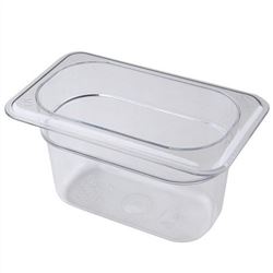 Cold Food Pan, Plastic - Ninth Size 4" Deep - Clear, 94CW-135 by Cambro.