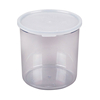 Crock With Lid, Clear, Plastic, 2.7Qt NSF