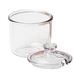 Condiment Jar, Clear Plastic W/Lid, CJ80CW135 by Cambro.
