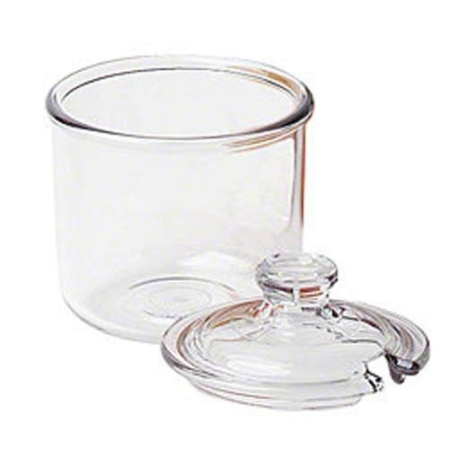 Condiment Jar, Clear Plastic W/Lid, CJ80CW135 by Cambro.