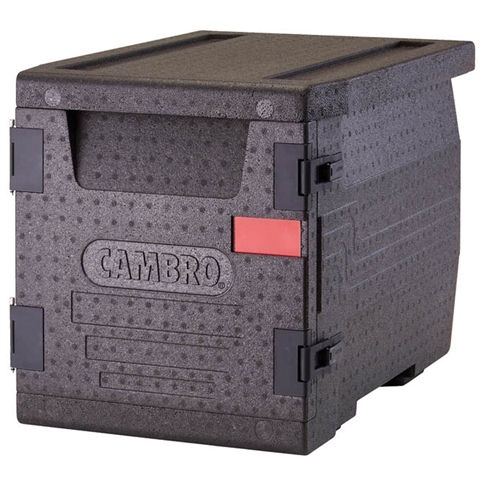 Food Pan GoBox, Insulated Transport Black- EPP300110 by Cambro.