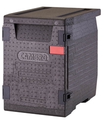 Food Pan GoBox, Insulated Transport Black- EPP400110 by Cambro.