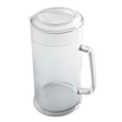 Pitcher, Plastic 64 oz With Lid - Clear, PC64CW135 by Cambro.