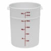 Food Container, 22qt Round - White, RFS22148 by Cambro.