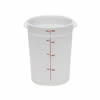 Food Container, 8qt Round - White, RFS8148 by Cambro.