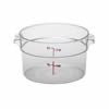 Food Container, 2qt Round - Clear, RFSCW2-135 by Cambro.