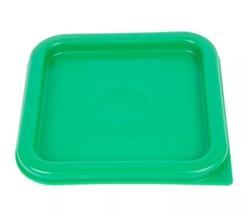 Food Container Cover, Plastic Fits 2 & 4qt "CamSquares" - Green, SFC2-452 by Cambro.