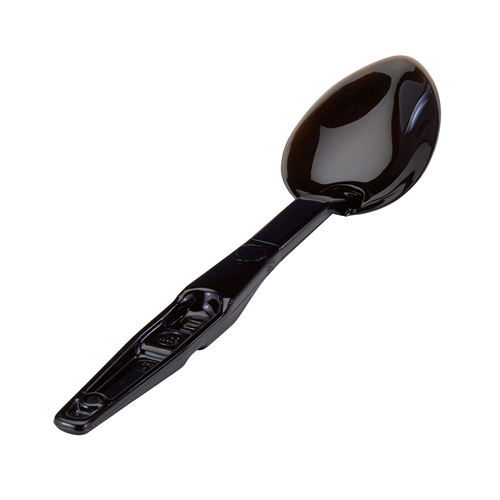 Spoon Solid Black Plastic 13"