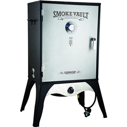 Outdoor Smoker, "24" Smoke Vault" - L.P. Gas, SMV24S by Camp Chef.