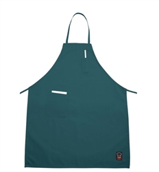 Apron, Bib With 3 Pockets - Kelly Green, BA-PGN by California Cooking