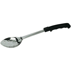 Basting Spoon, 15", Perforated, W/Black Handle, BBPF-15N by California Cooking.