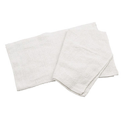 White 16" x 19" Cotton Bar Towel - BTW-30