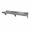 Wall Mount Shelf, Stainless Steel, 12" x 48", CCWS-4 by California Cooking.