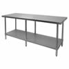 Worktable, Economy, Stainless Steel, 30" x 72", CCWT-3072