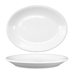 California Cooking Platter, Oval, 11-3/4", European White - DO-13