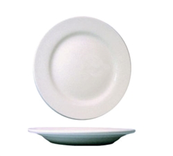 California Cooking Plate, 7-1/8", Wide Rim, White - DO-7