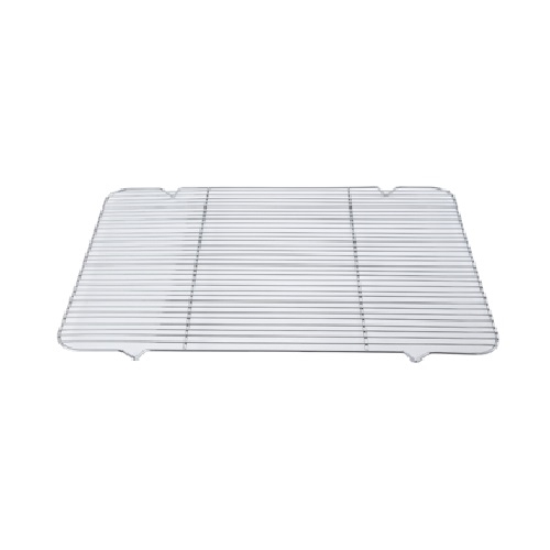 Wire Grate Cooling Rack, Chrome, 16 1/4" x 25" Fits Full Size Sheet Pan (With Feet) - ICR-1725, by CCK