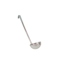 Ladle, 1 Piece Stainless Steel, 12 oz - Gray Handle, LDCC-12 by California Cooking.