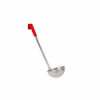 Ladle, 1 Piece Stainless Steel, 2 oz - Red Handle, LDCC-2 by California Cooking.