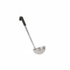 Ladle, 1 Piece Stainless Steel, 6 oz - Black Handle, LDCC-6 by California Cooking.