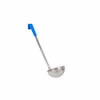 Ladle, 1 Piece Stainless Steel, 8 oz - Blue Handle, LDCC-8 by California Cooking.