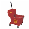 Mop Bucket w/Wringer, Red