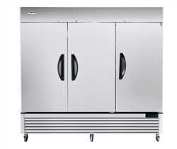 Padela Reach In Refrigerator, 3-Door, w/Casters - PDB-3R-HC