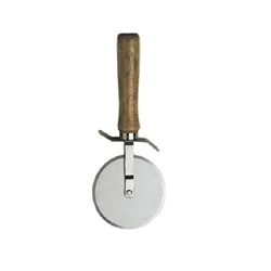 Pizza Cutter, 4" Diameter Wheel Wood Handle - PC-4WH by CCK.