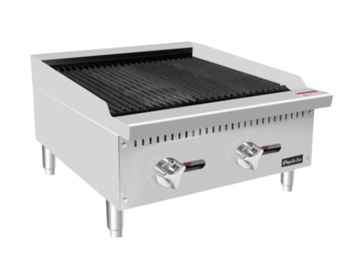 Padela  24" Charbroiler, Natural Gas, 70,000btu - PCRB-24