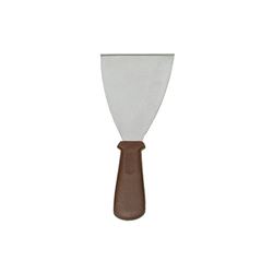 Grill Scraper, 4" Wide, Brown Plastic Handle, WSCR-4PH by California Cooking.