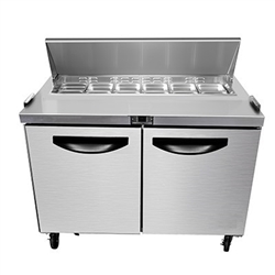 48" Sandwich Prep, 12 Pans - PDS-48-HC by Padela