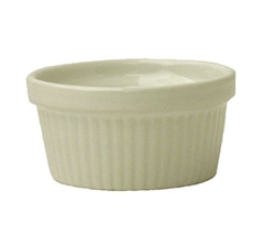 California Cooking Ramekin, 4oz, American White - RAMF-4-AW