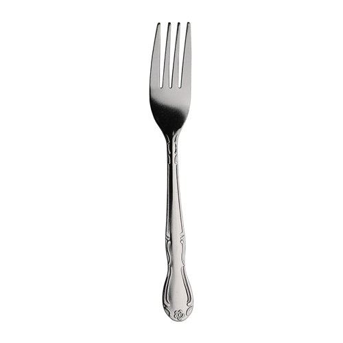 Dinner Fork, "Rosa Linda Pattern" Medium Weight, RL-2 by California Cooking.