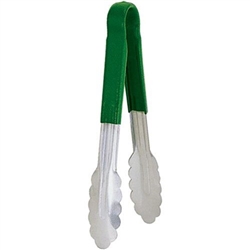 Tong, 16", W/Plastic Handle, Green, TOPP-16GR by California Cooking.