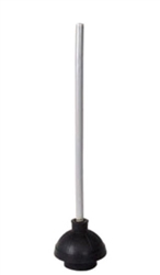 CCK Toilet Plunger, Rubber with 19" Wood Handle - TP-300