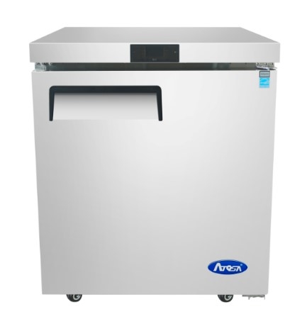 Single Door Undercounter Refrigerator, 27",  7.15 Cu. Ft. - MGF8401GR by Atosa.