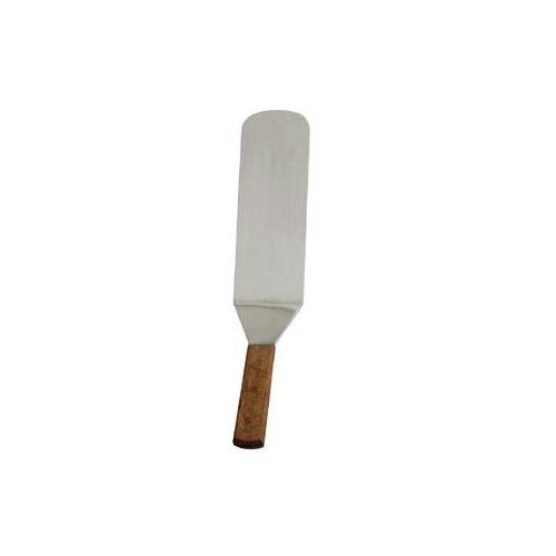 Spatula, 10" x 3" Solid Stainless Steel, Wood Handle, WTSD-10 by California Cooking.