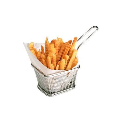 Serving Basket, Mini Fry - Stainless Steel, 4-81860 by Clipper Mill.